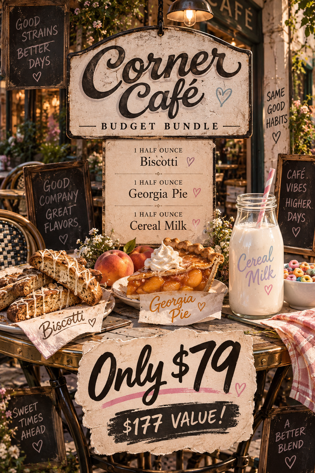 Corner Cafe Bundle - 3 Half oz THCA (Budget)