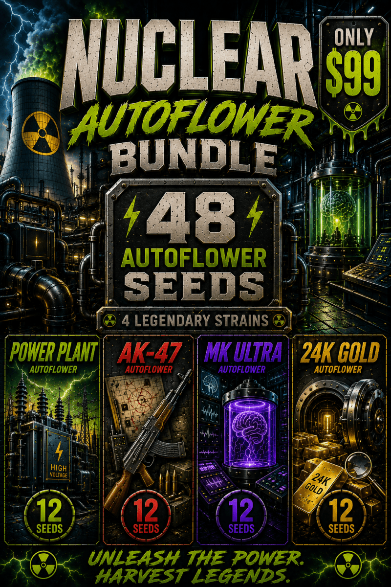 Nuclear Autoflower Seed Bundle - 48 Auto Seeds