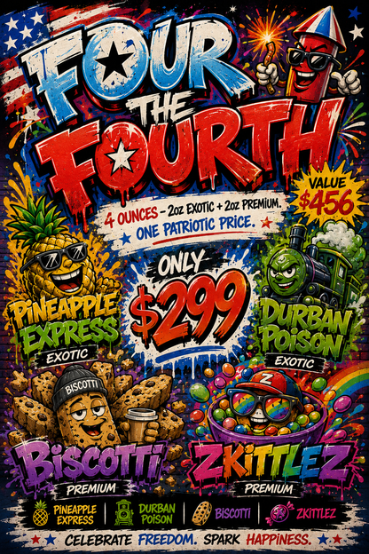 Four the Fourth - 4oz Bundle (Exotic & Premium)