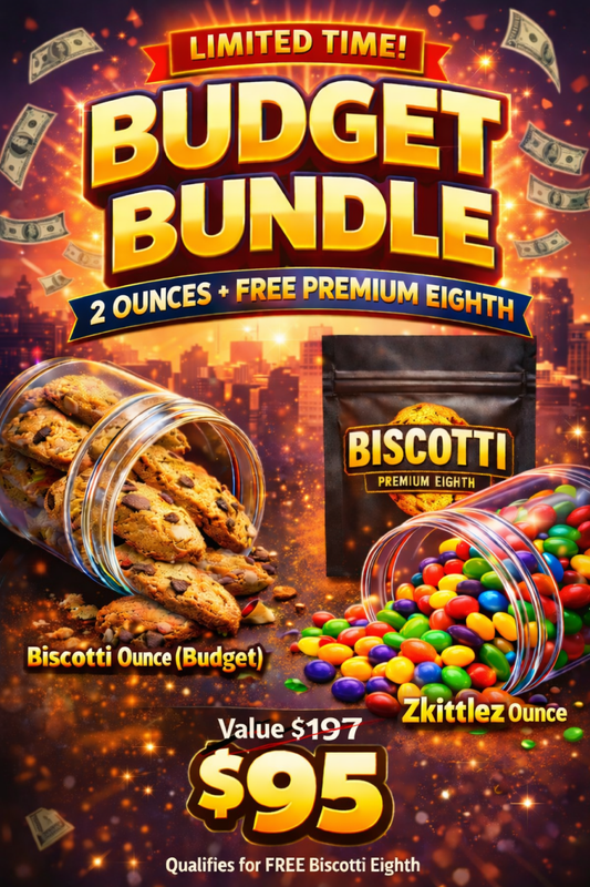 Budget Bundle - Biscotti & Zkittlez THCA Flower