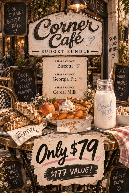 Corner Cafe Bundle - 3 Half oz THCA (Budget)