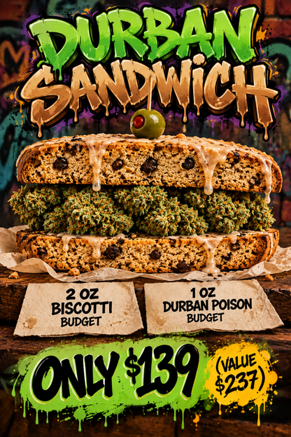 Durban Sandwich Bundle - 3 oz THCA (Budget)