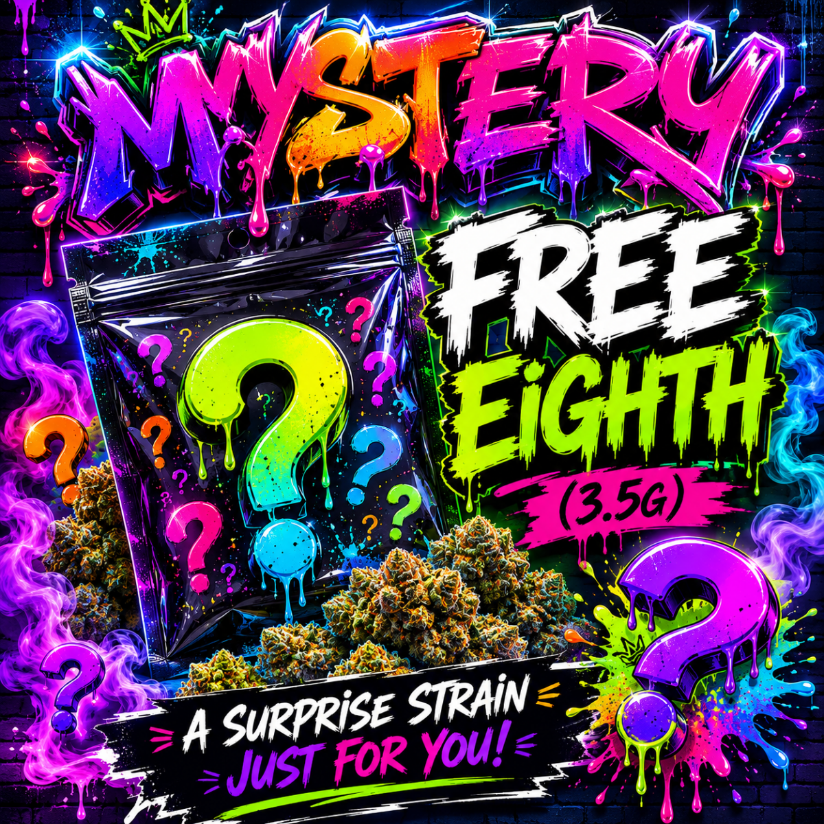 Free Mystery Eighth THCA Flower