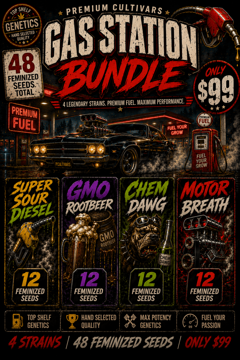 Gas Station Seed Bundle - 48 Feminized Seeds