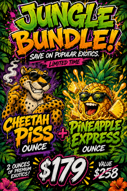 Jungle Bundle 2oz - Cheetah Piss & Pineapple Express