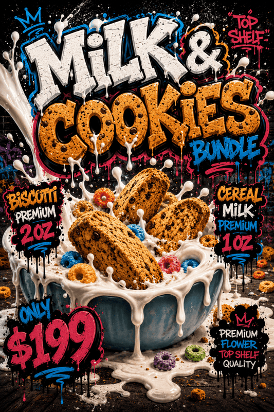 Milk & Cookies Premium Bundle 3oz - Biscotti & Cereal Milk THCA