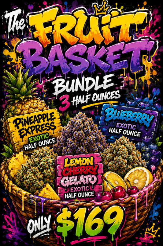The Fruit Basket Bundle - 3 Exotic Half Ounces THCA