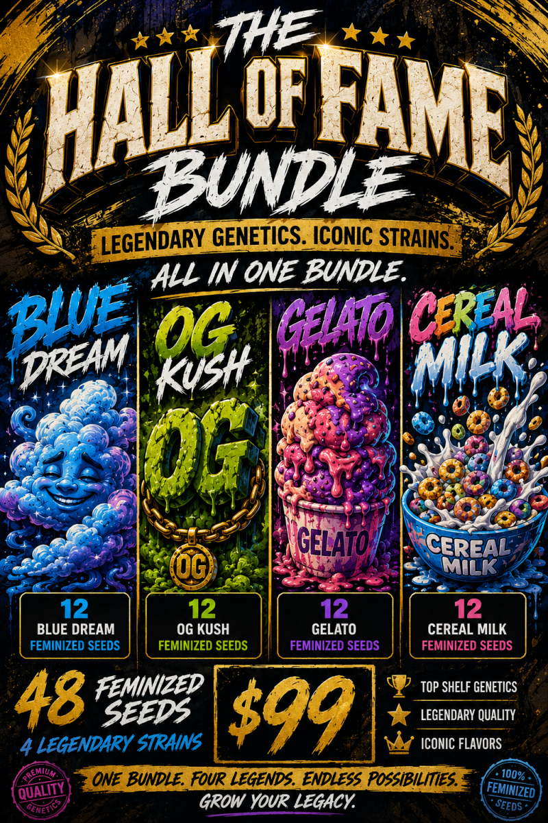 The Hall of Fame Seed Bundle - 48 Feminized Seeds