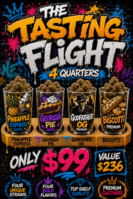 The Tasting Flight - 4 Quarters THCA Flower