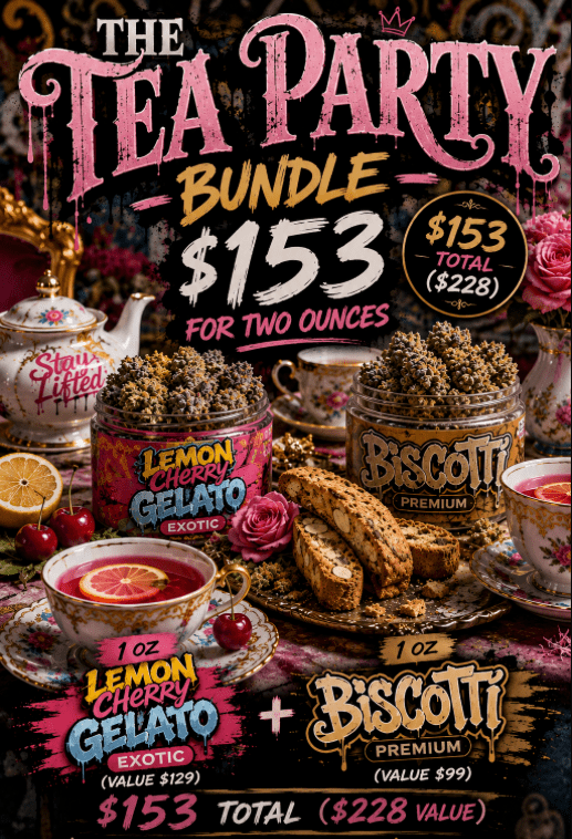 The Tea Party Bundle - 2 oz THCA (Premium & Exotic)