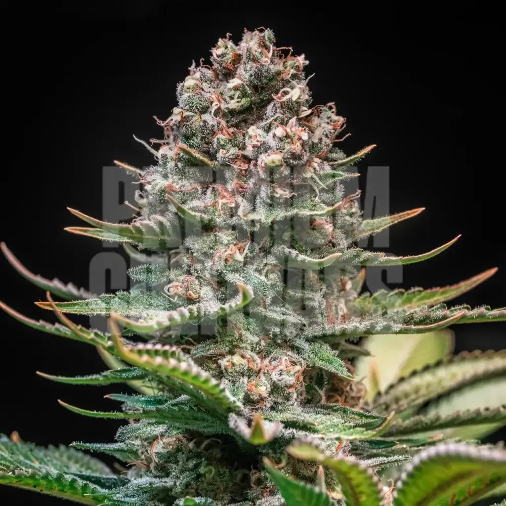 alt= Larry Bird cannabis strain, featuring dense buds covered in trichomes. Shop Larry Bird seeds from Premium Cultivars.