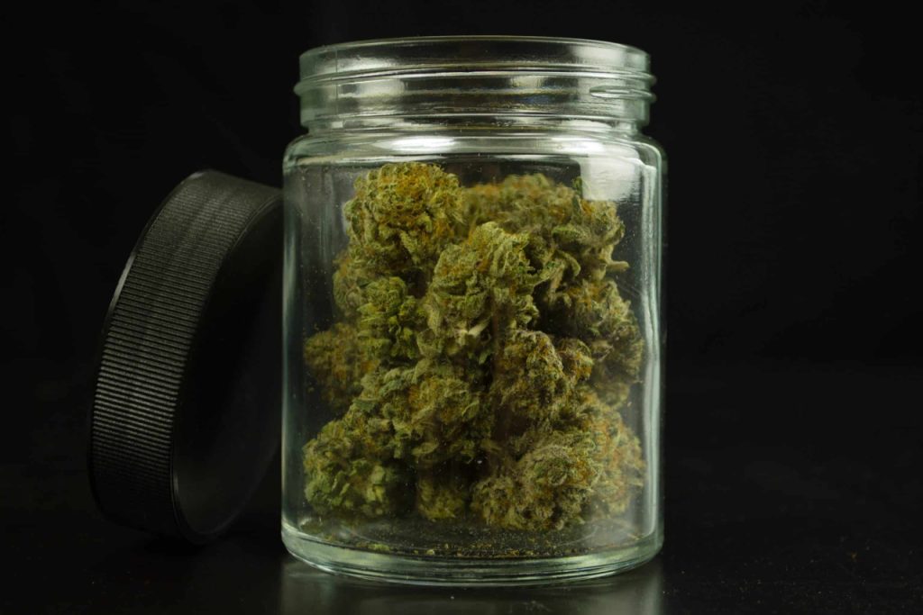 Cannabis curing jar